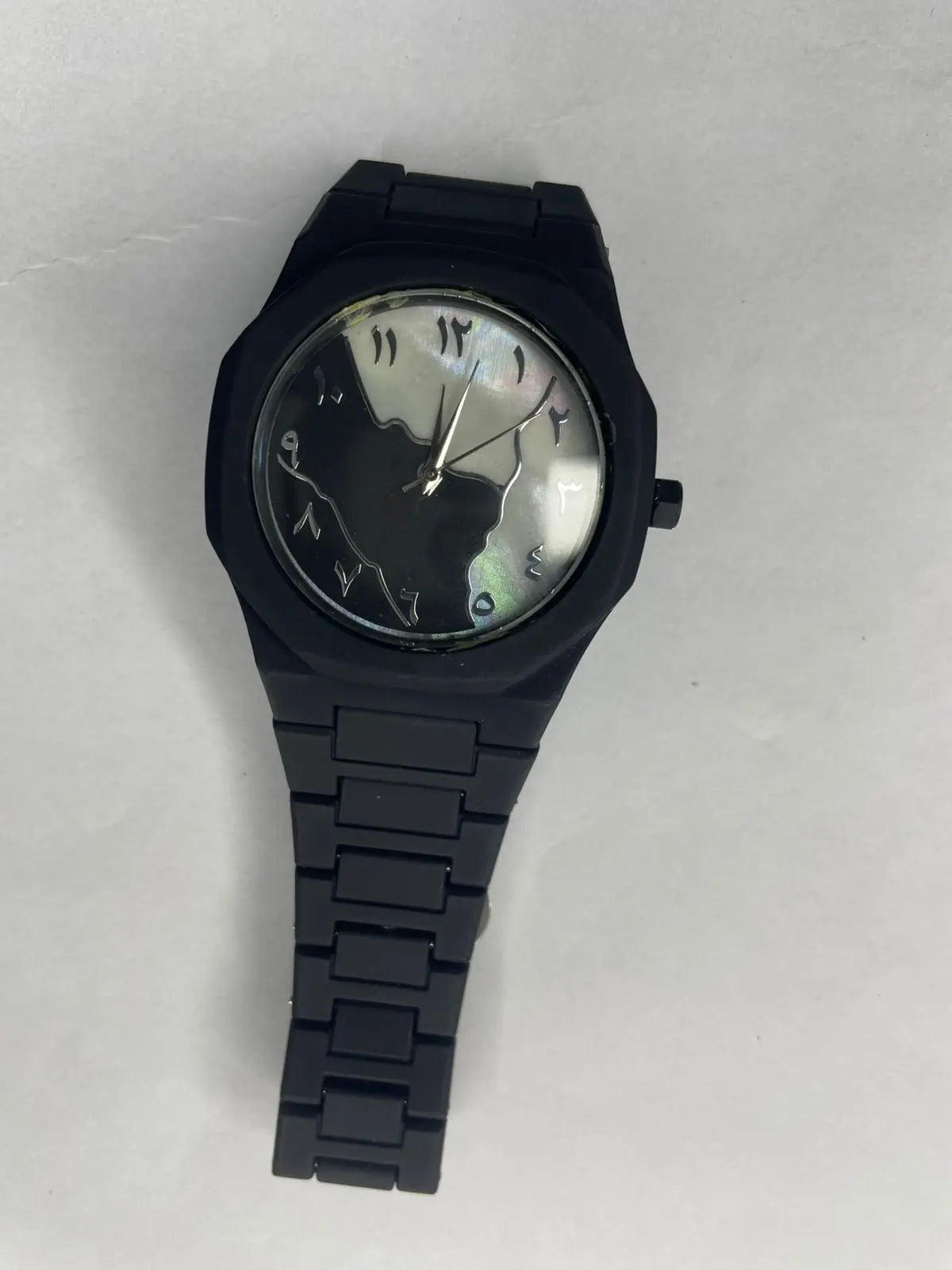 Aura watch/Classic Black & White shade/ Premium Blue Look/smart and stylish/modern B Finish/sleek and timeless/ Luxury in Blue HADI HUB