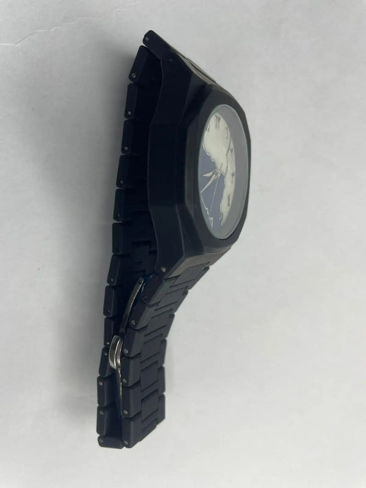 Aura watch/Classic Blue and White Clean shade/ Premium Blue and White Look/smart and xtylish/modern Blue & white Finish/sleek and timeless/ Luxury in Blue & White HADI HUB