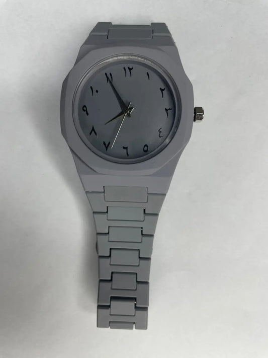 Aura watch/Classic Grey/ Premium Blue Look/smart and stylish/modern Grey Finish/sleek and timeless/ 
Luxury in Grey HADI HUB